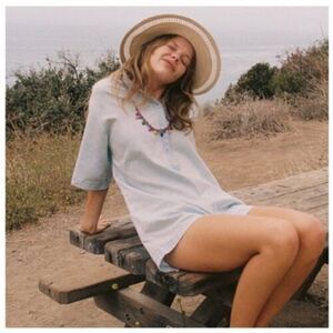 ‎Zara Flowy Romper Shirt